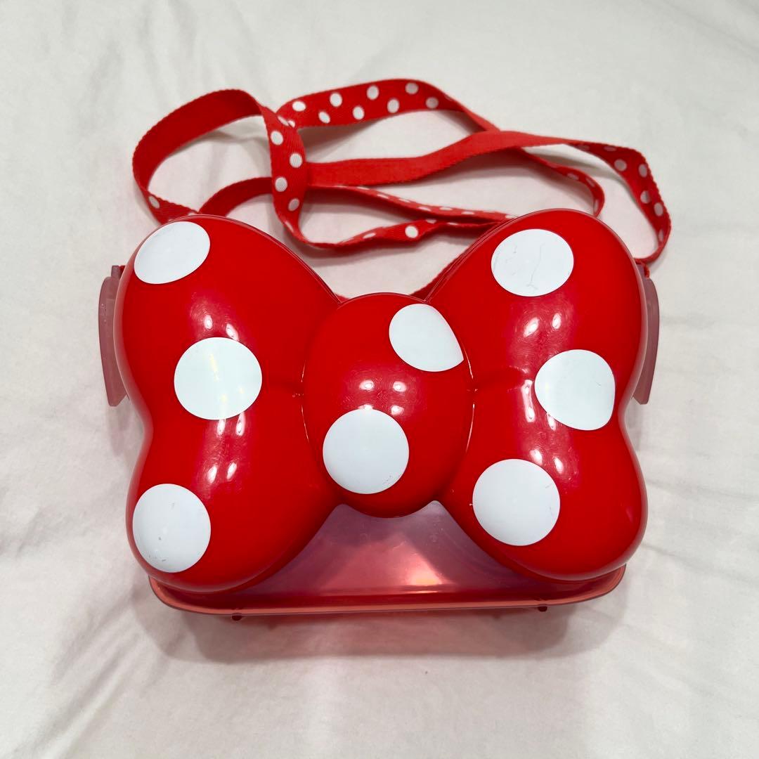 ディズニー ポップコーンバケット ミニー リボン 赤 - メルカリ
