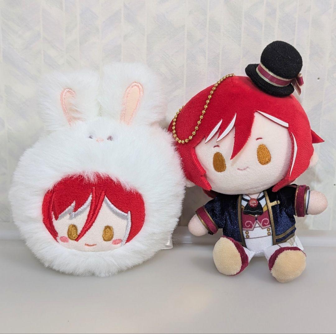 あんスタ 逆先夏目 中国 うさぎおまんじゅう 巡夢 ぬいぐるみ おすわり