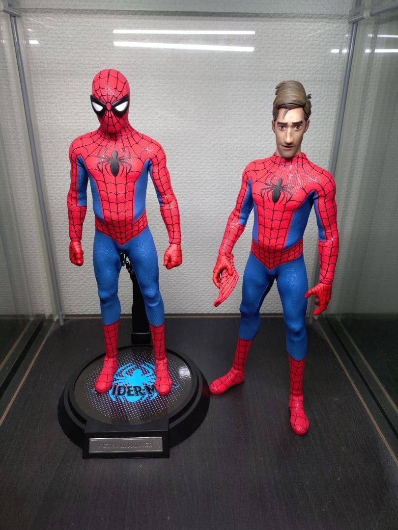 スパイダーマン ピーターパーカー 非ホットトイズ スパイダーバース