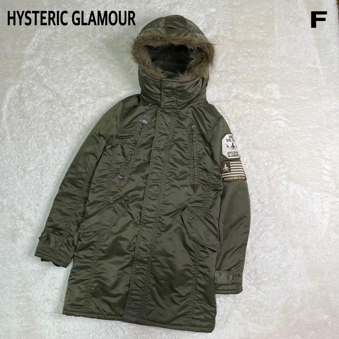 HystericGlamourヒステリックグラマープリマロフトモッズコートF HYSTERIC GLAMOUR ヒステリックグラマー ブラック プリマロフト エア