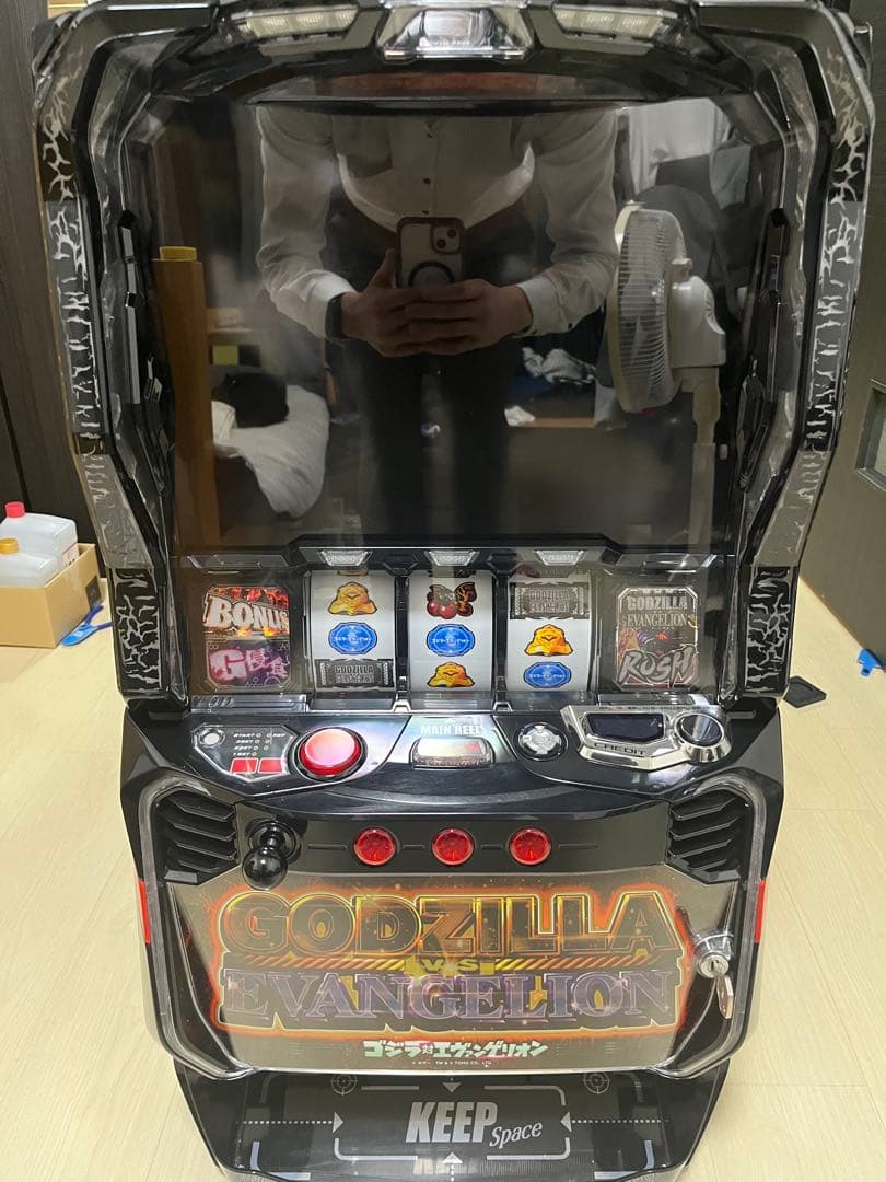 スマスロ　ゴジラ対エヴァンゲリオン　実機 ビスティ L ゴジラ対エヴァンゲリオン【中古パチスロ 中古スロット