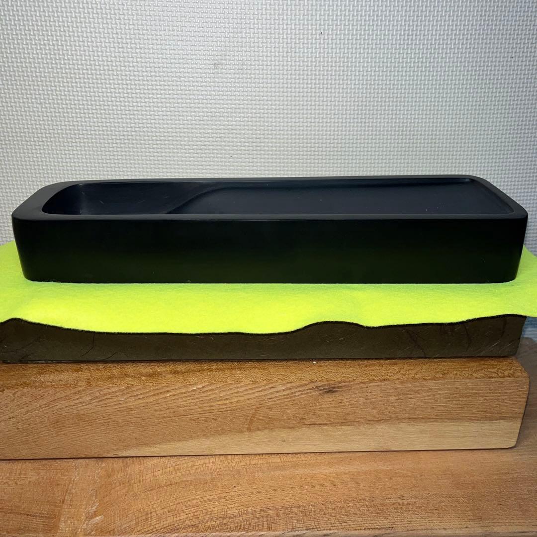 ⭕️土佐硯 正秋作 希少 3.2kg超大型長方研 美品 デカイ作品 厚みあり