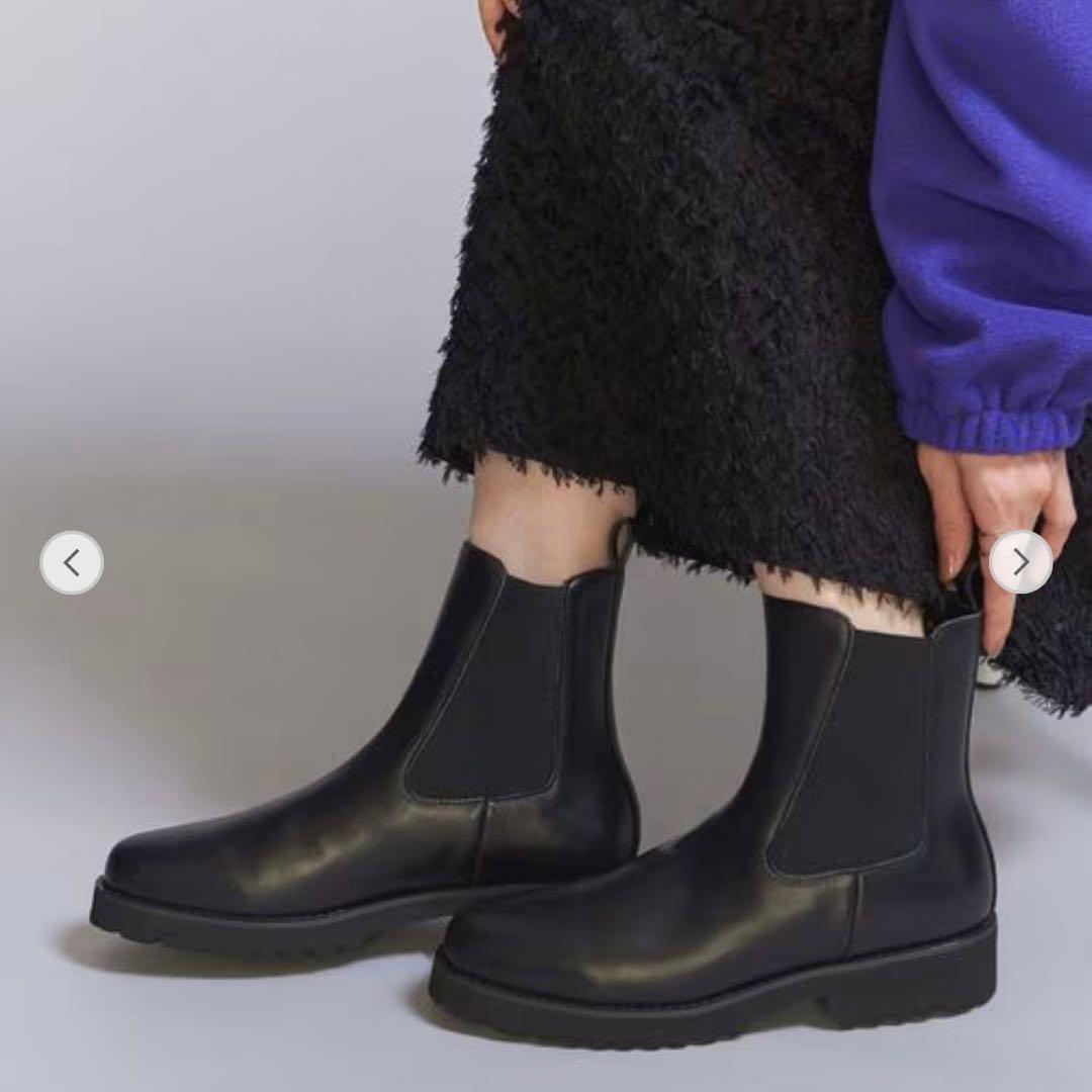 Beauty&youth united arrows レザー サイドゴアブーツ - メルカリ