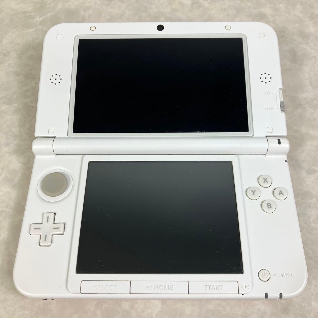 箱付き☆NINTENDO ニンテンドー3DS LL ピンクXホワイト7-176