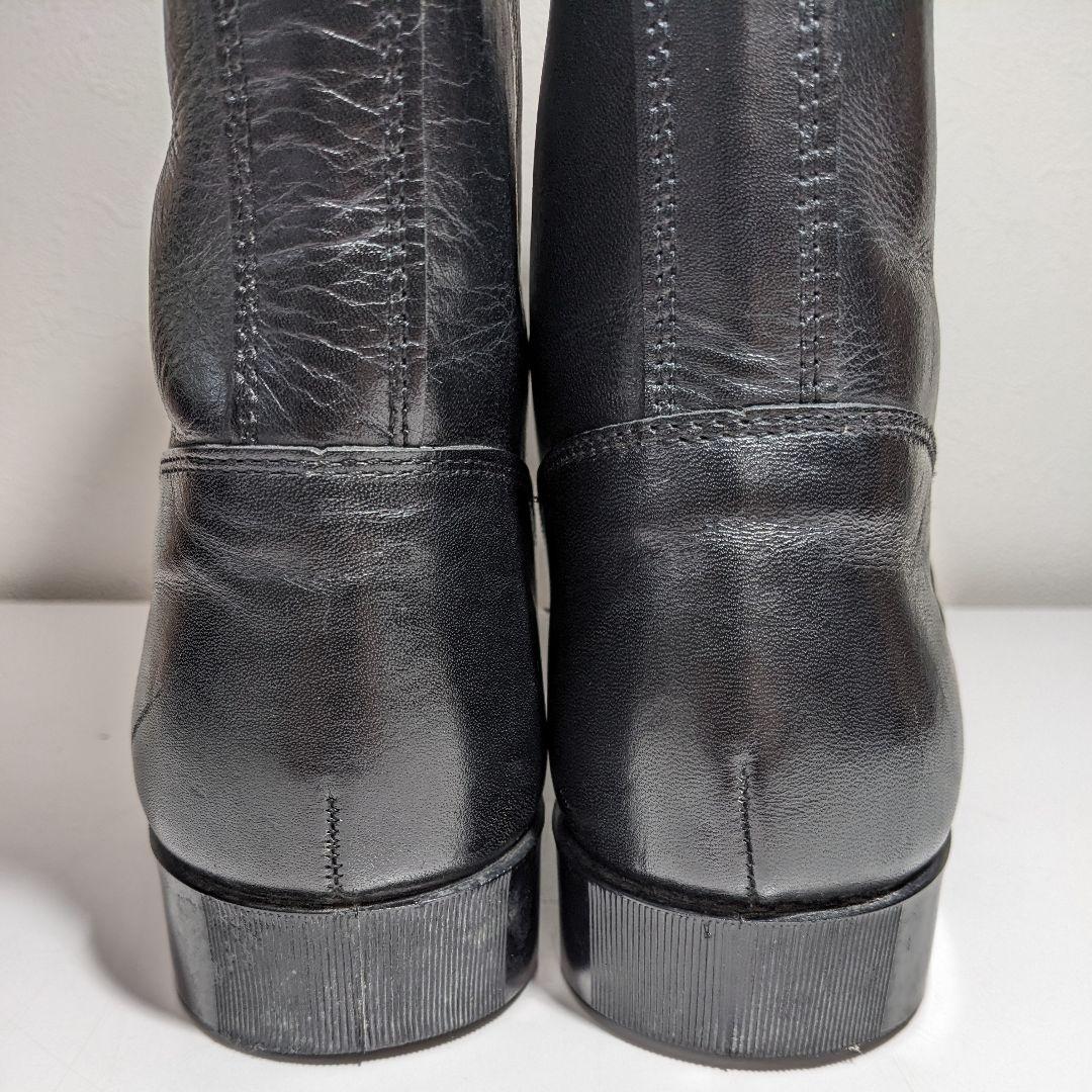 king crown 26.5㎝ キングクラウンブーツ 半長靴 白バイ警察特攻