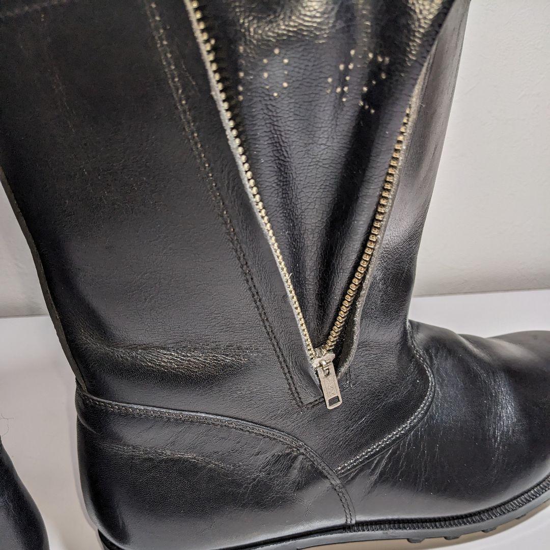 king crown 26.5㎝ キングクラウンブーツ 半長靴 白バイ警察特攻