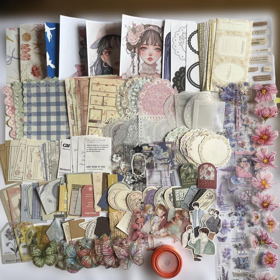 コラージュ素材 おすそ分け 紙モノ シール - メルカリ