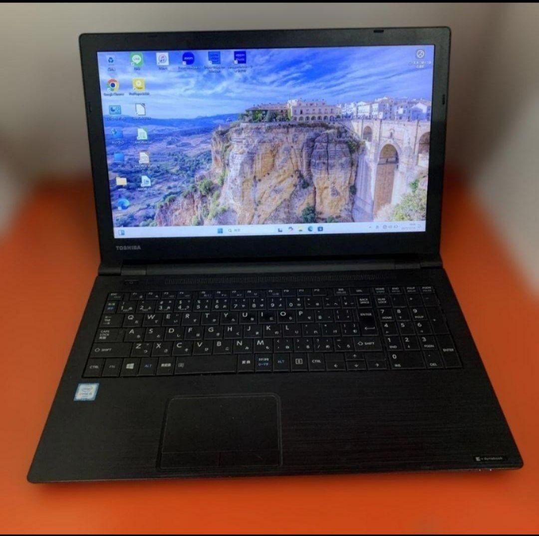 Windows11 ノートパソコン DVD付き爆速SSD搭載 Core i5 バッテリー◎爆速Core i7☆dynabookノートパソコン☆メモリ4GB 新品SSD