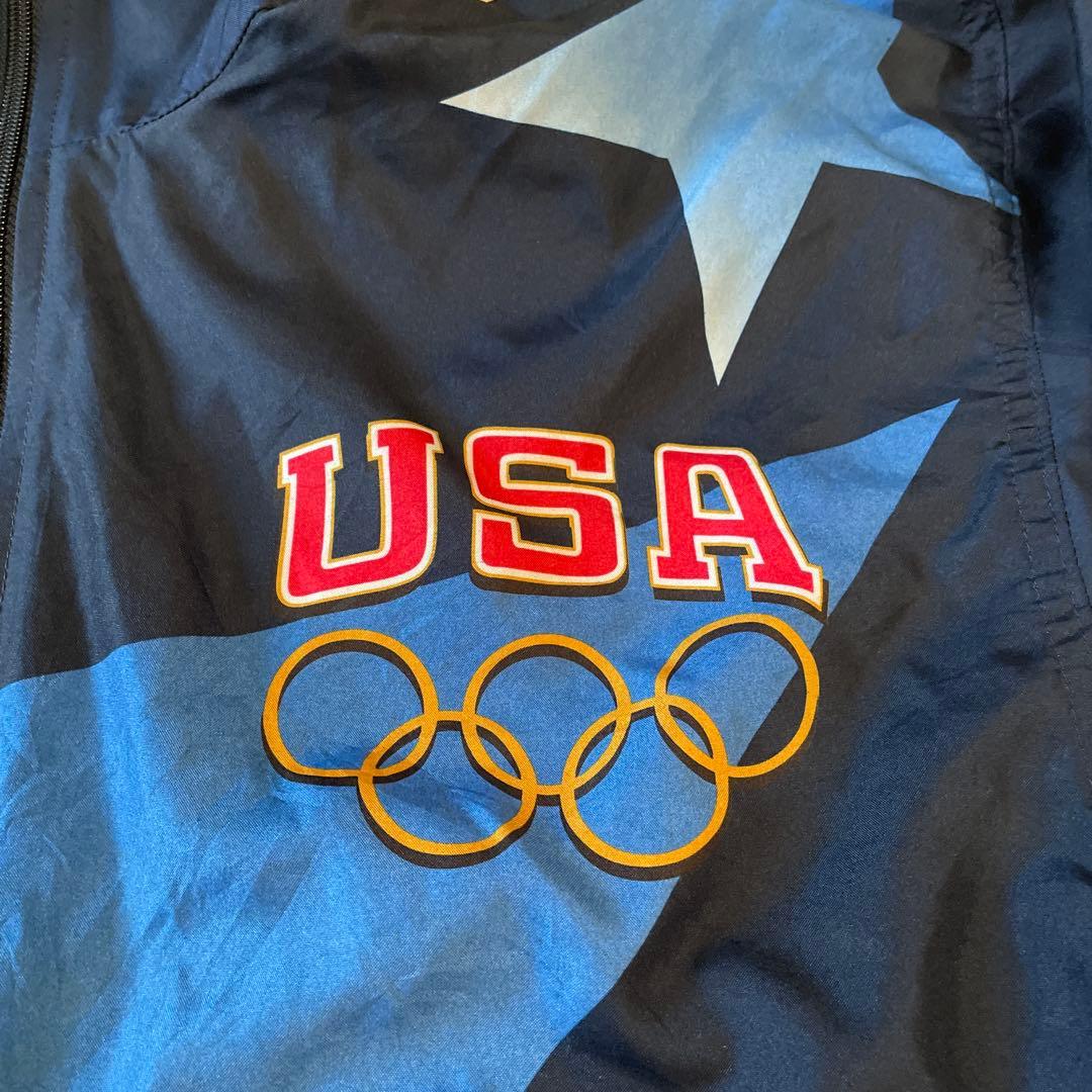 ヴィンテージ チャンピオン USA オリンピック ナイロンジャケット