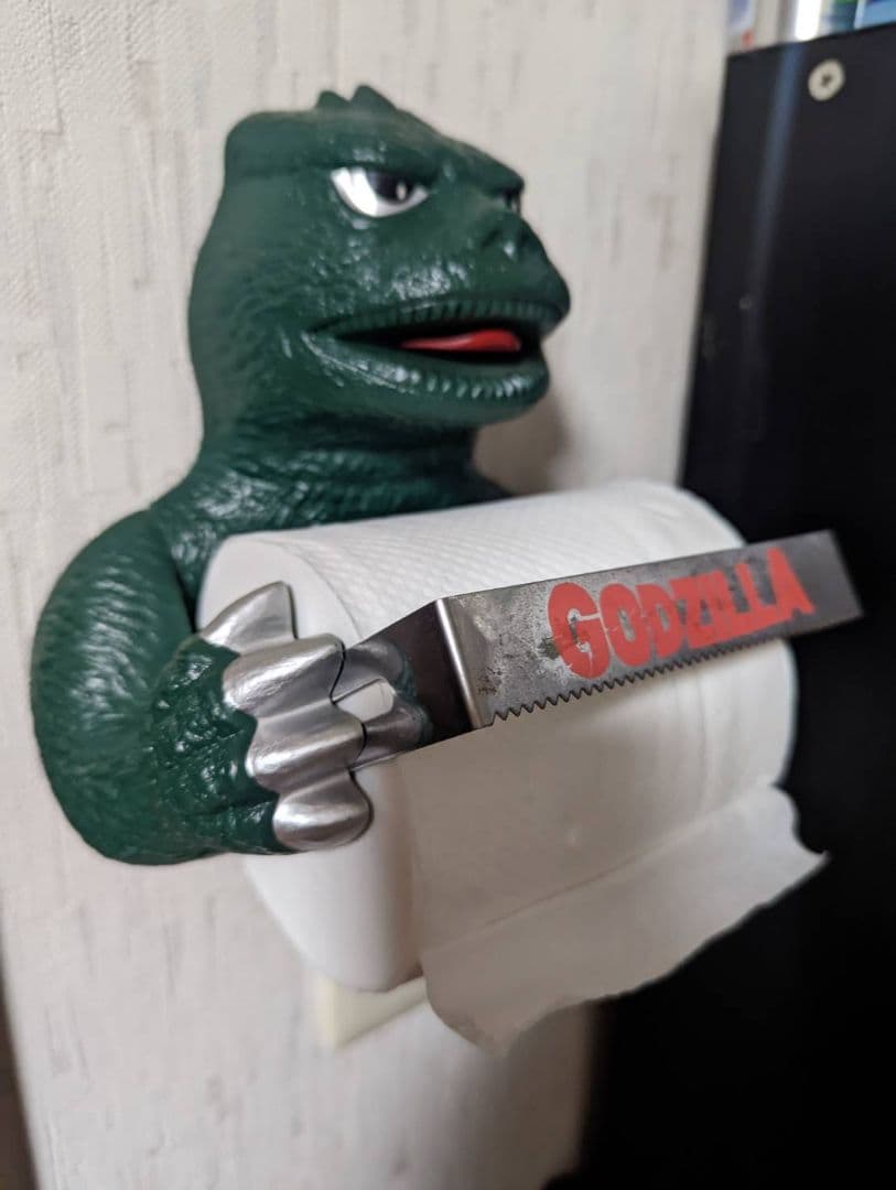 ゴジラ GODZILLA ペーパーホルダー 緑色 激レア 希少 稀少 - メルカリ