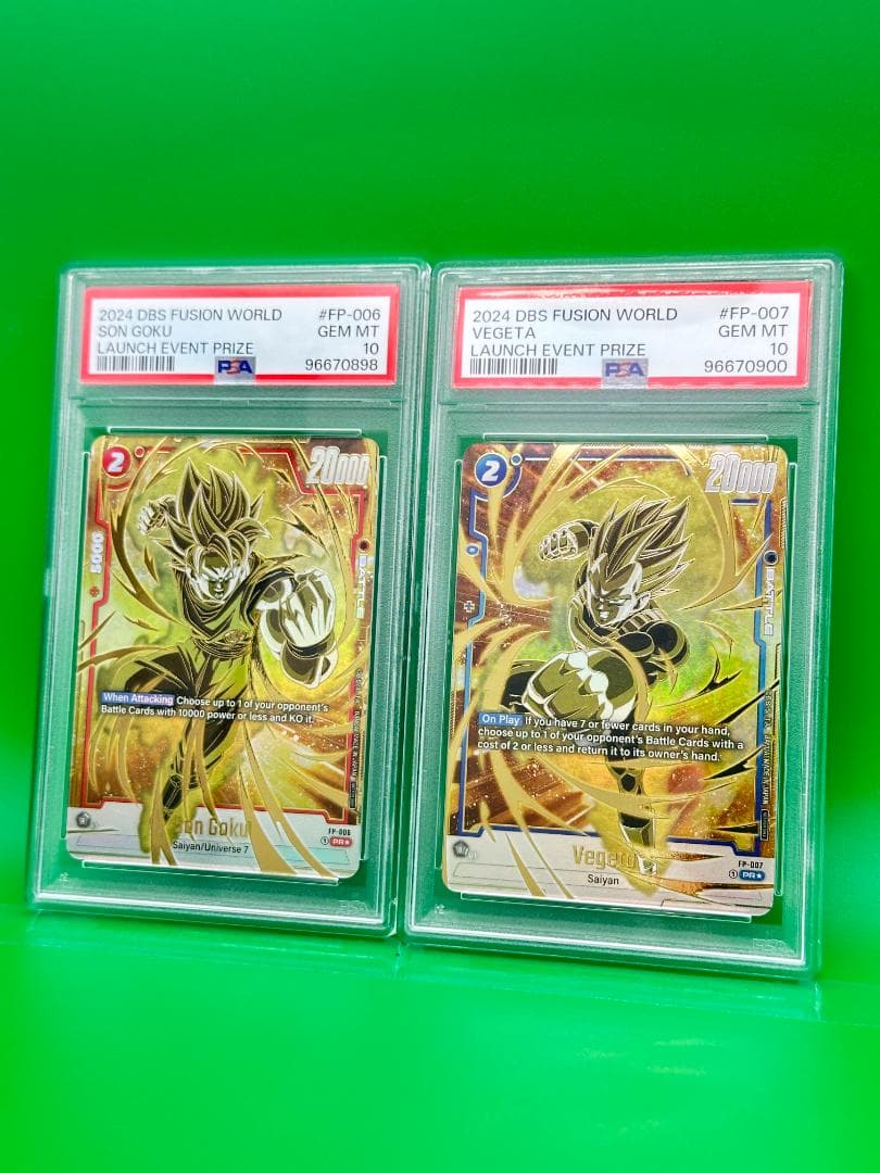 PSA10 英語 ドラゴンボール 孫悟空 ベジータ リリースイベント 優勝プロモ