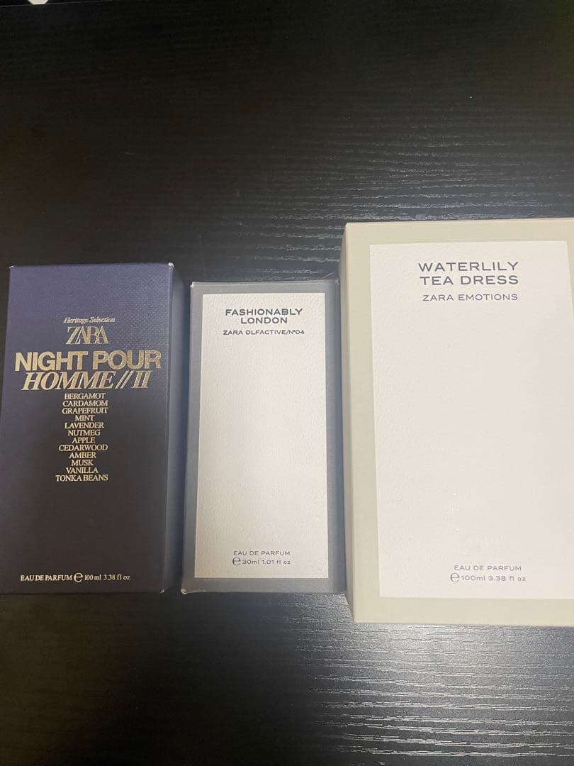ZARA 香水 3本セット オードパルファム - メルカリ