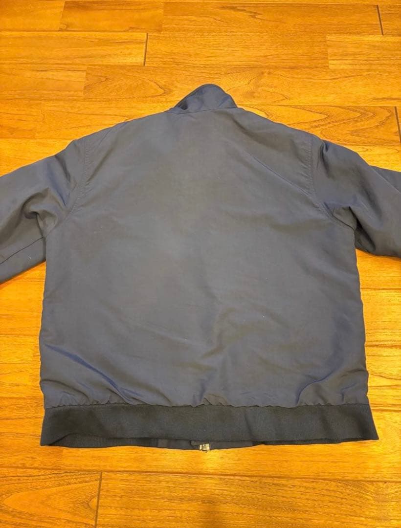 L.L.BEAN ウォームアップジャケット　ネイビー　ボルド　古着　M