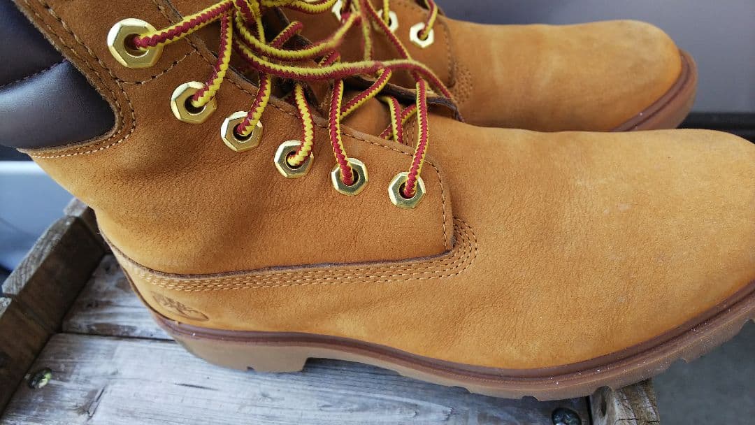 Timberlandティンバーランドウィートヌバックレザーブーツ7W - メルカリ