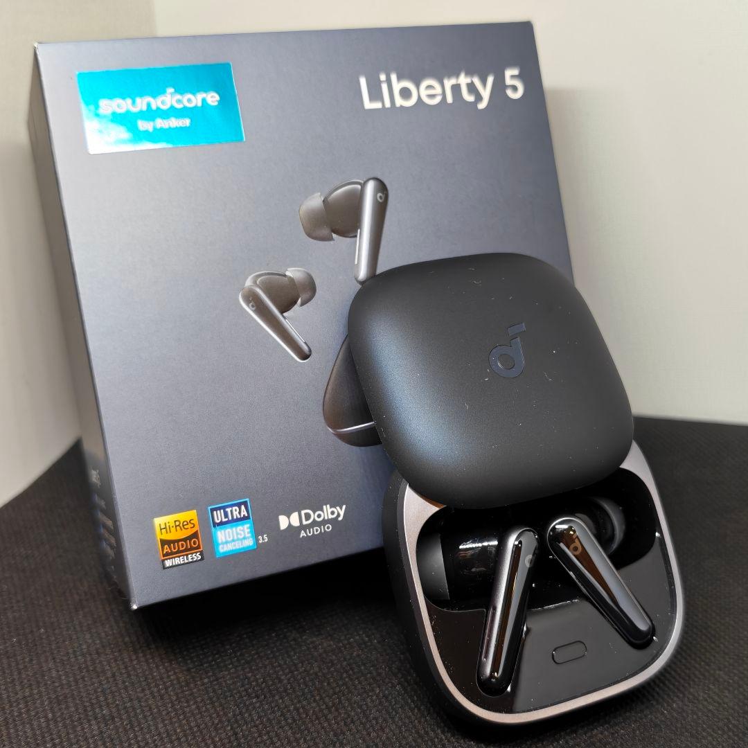 ANKER soundcore Liberty 5 ワイヤレスイヤホン ブラック - メルカリ