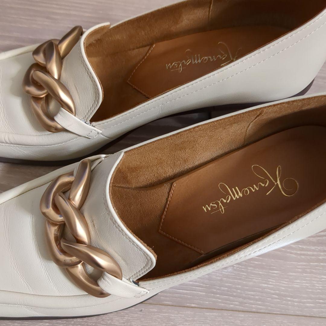 銀座かねまつ ホワイトローファ - メルカリ