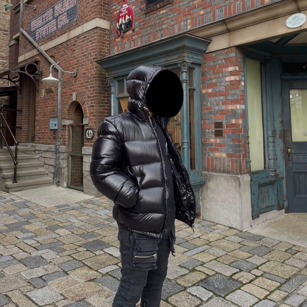 ZARA ダウンジャケット 光沢ダウン drip - メルカリ