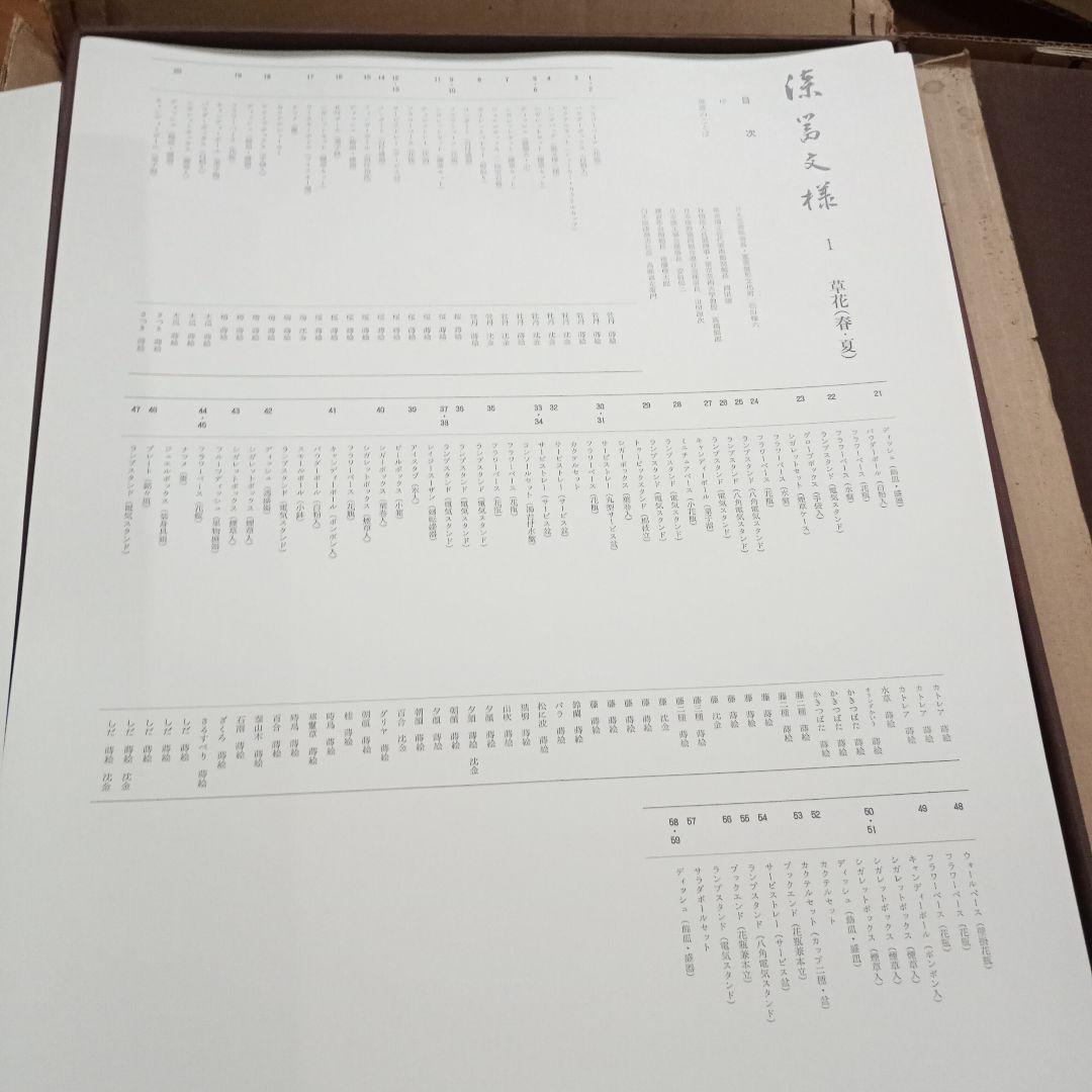 漆器文様　既刊5冊揃　1・2・4・5・7巻