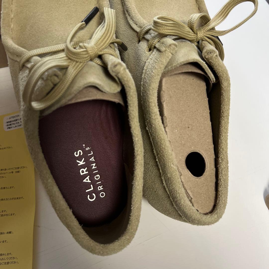 クラークス ワラビー デッキシューズ モカシン ベージュ - 靴オンライン