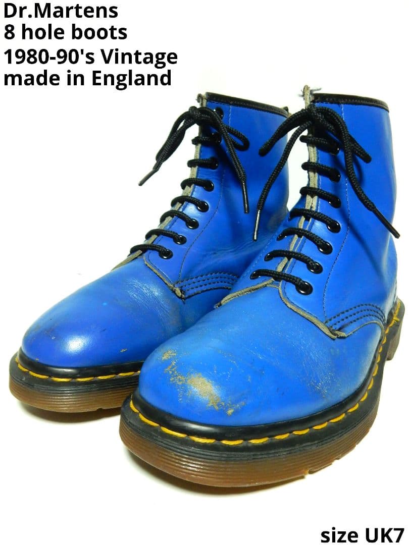 メンズ人気サイズUK7！激レア！英国製！ドクターマーチン8ホールブーツ