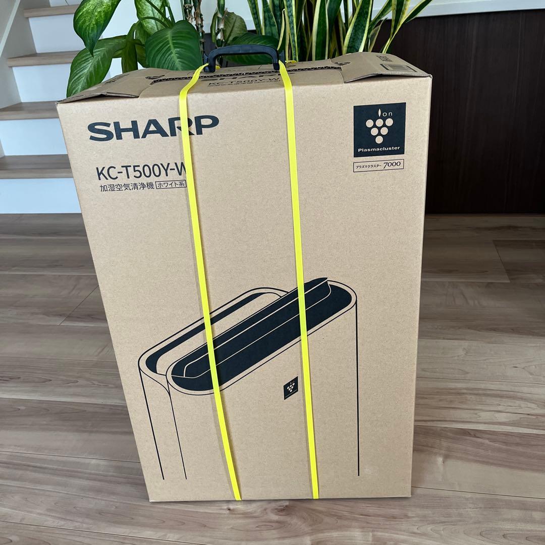 SHARP KC-T500Y-W 加湿空気清浄機 - メルカリ