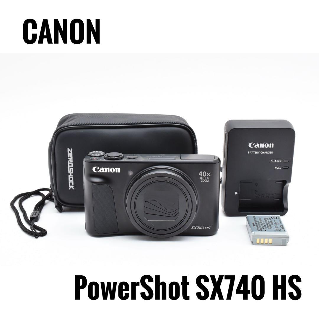 【極美品】キヤノン CANON PowerShot SX740 HS ブラック Canon PowerShot SX740 HS 20.3MP Digital Camera 40x Optical Zoom