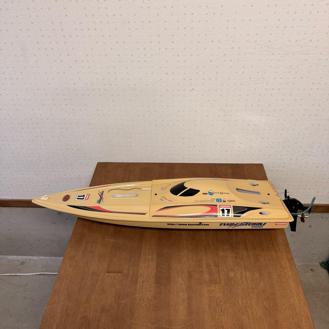 ○ 美品 京商 KYOSHO TWIN STORM 800 船舶 ラジコン 廃番 - メルカリ