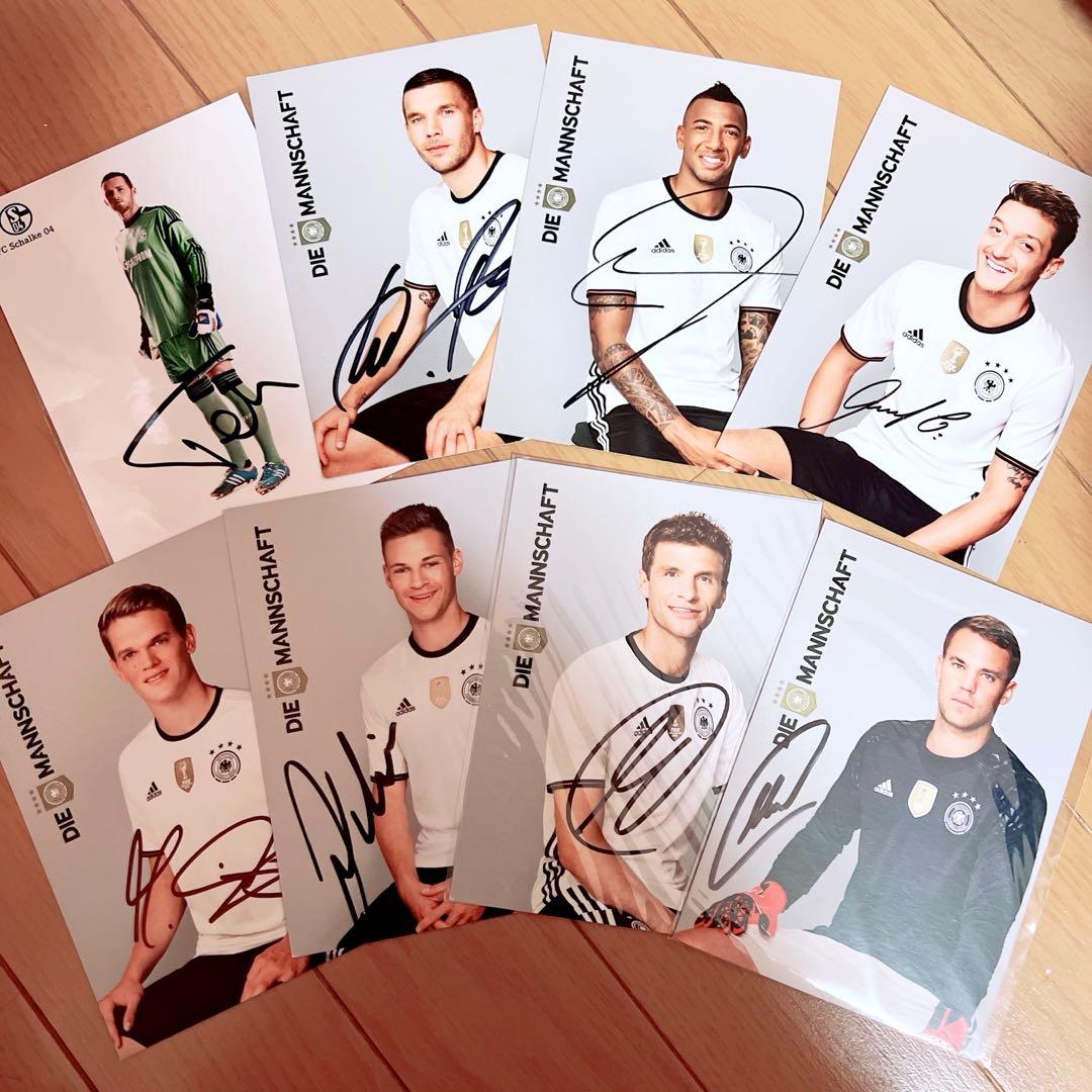 サッカー 元ドイツ代表 直筆サイン入りポストカード 8枚 - メルカリ