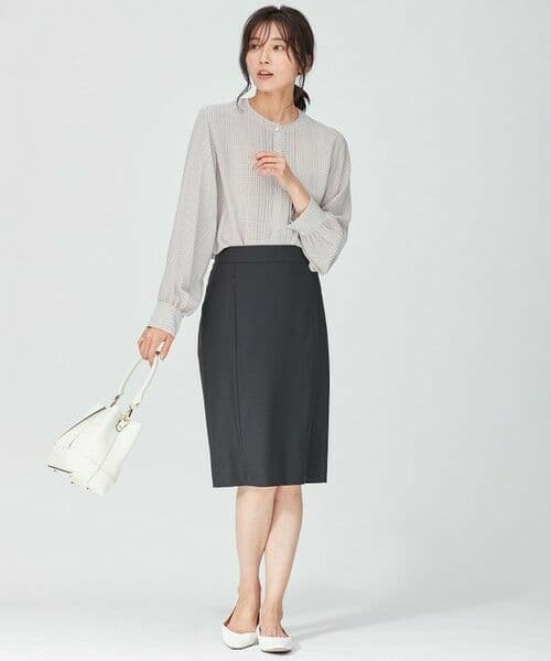 23区【洗える】ヴィンテージ プリント ピンタック ブラウス 32 - メルカリ