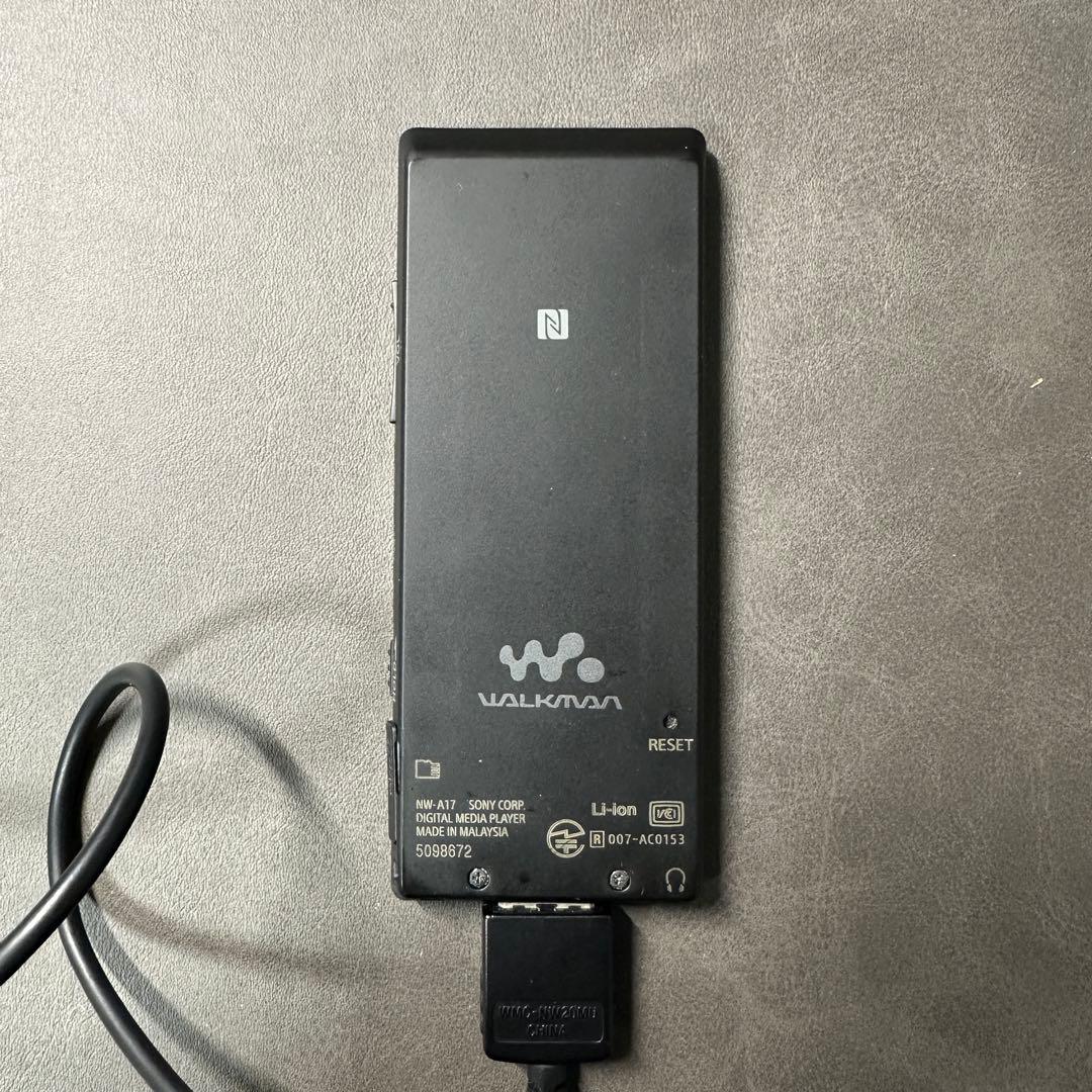 箱付】SONY ウォークマン NW-A17(64GB) ブラック