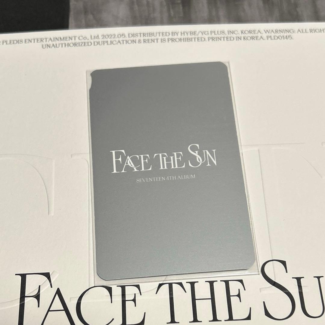 face the sun ジョンハン 特典 トレカ 公式 seventeen - メルカリ