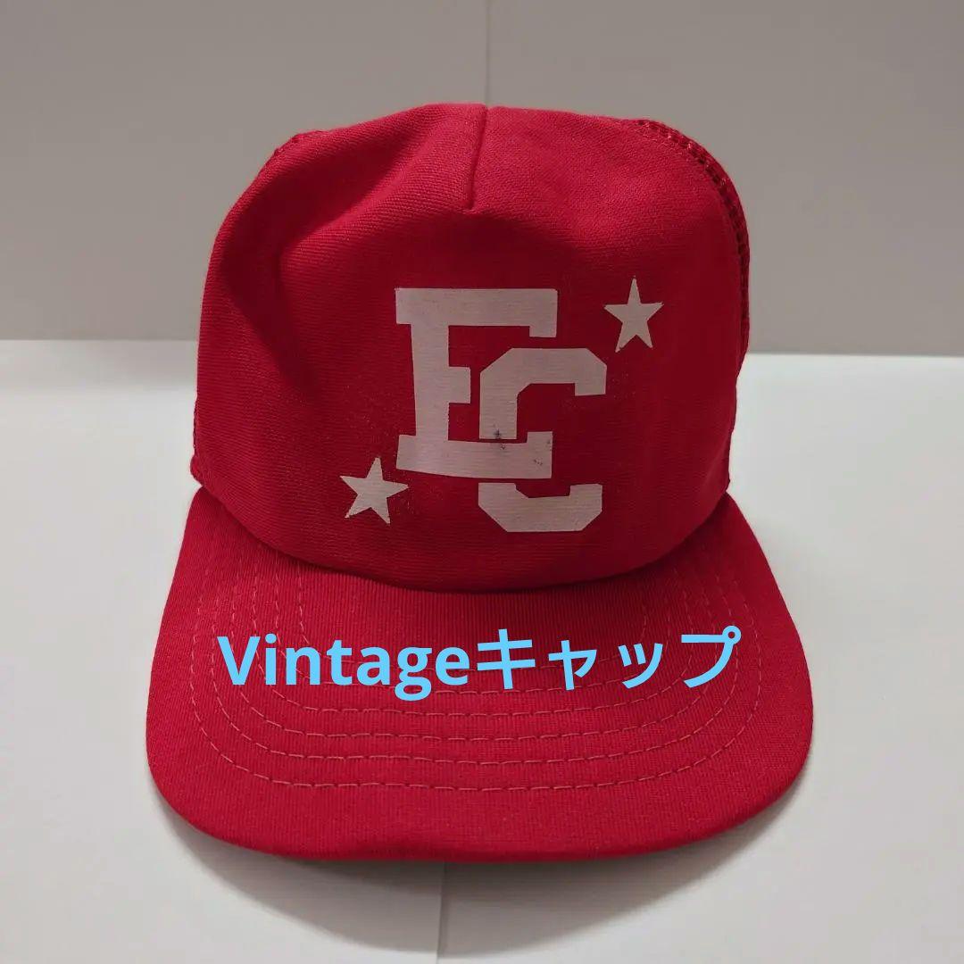 ヴィンテージ ビンテージ キャップ 旧タグNew Era S/M レッド - メルカリ