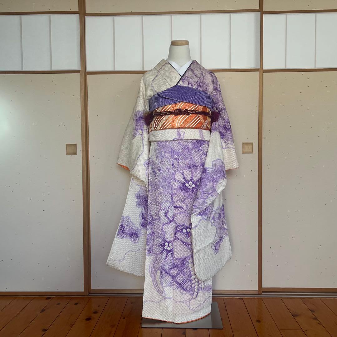 藤娘 きぬたや 総絞り 正絹 振袖 - メルカリ