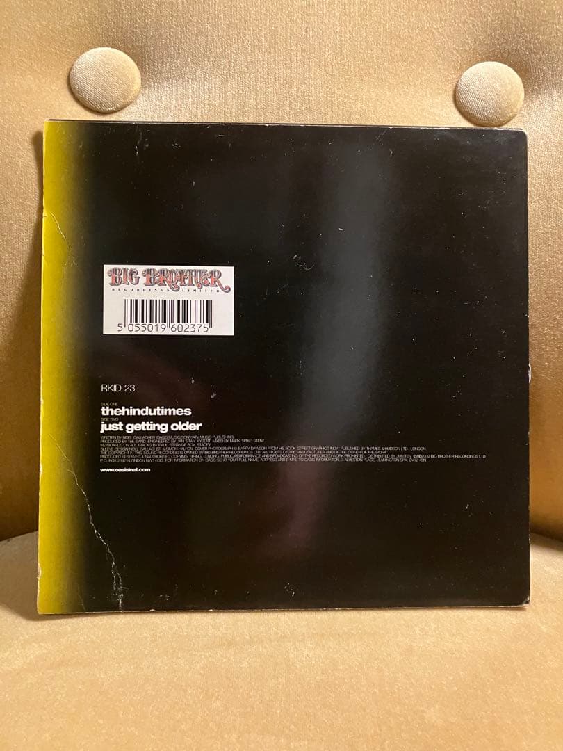 7インチ OASIS Hindu Times アナログ レコード - メルカリ