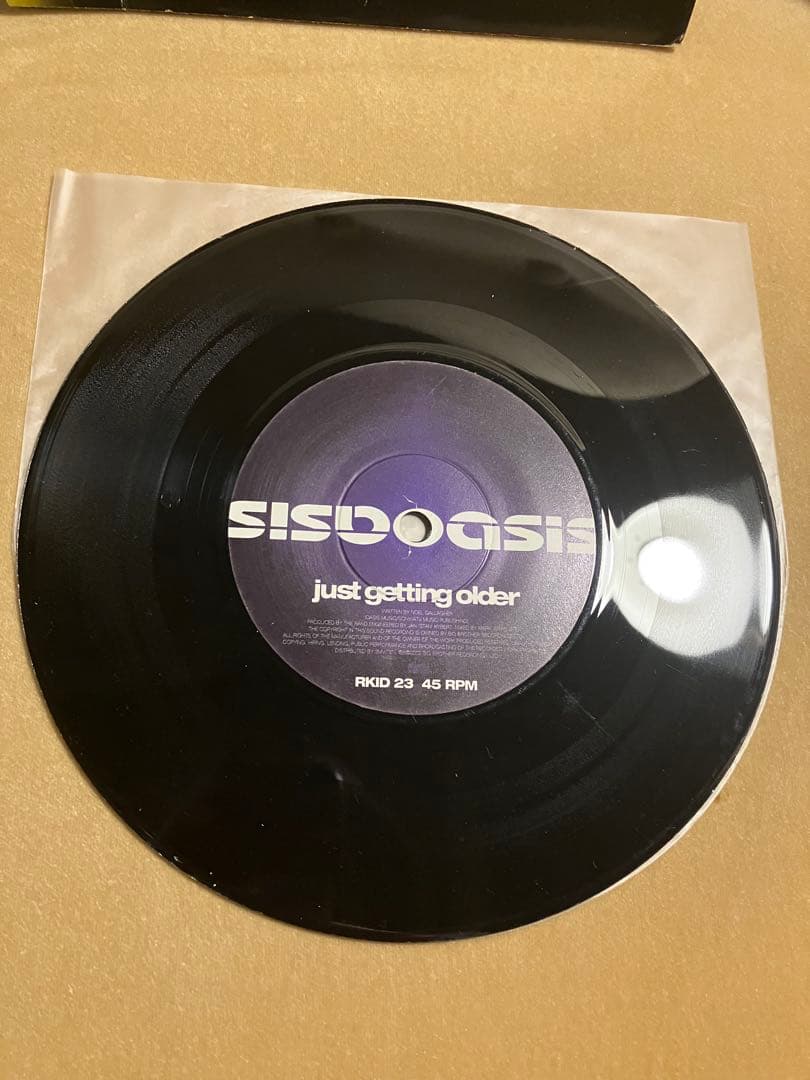 7インチ OASIS Hindu Times アナログ レコード - メルカリ