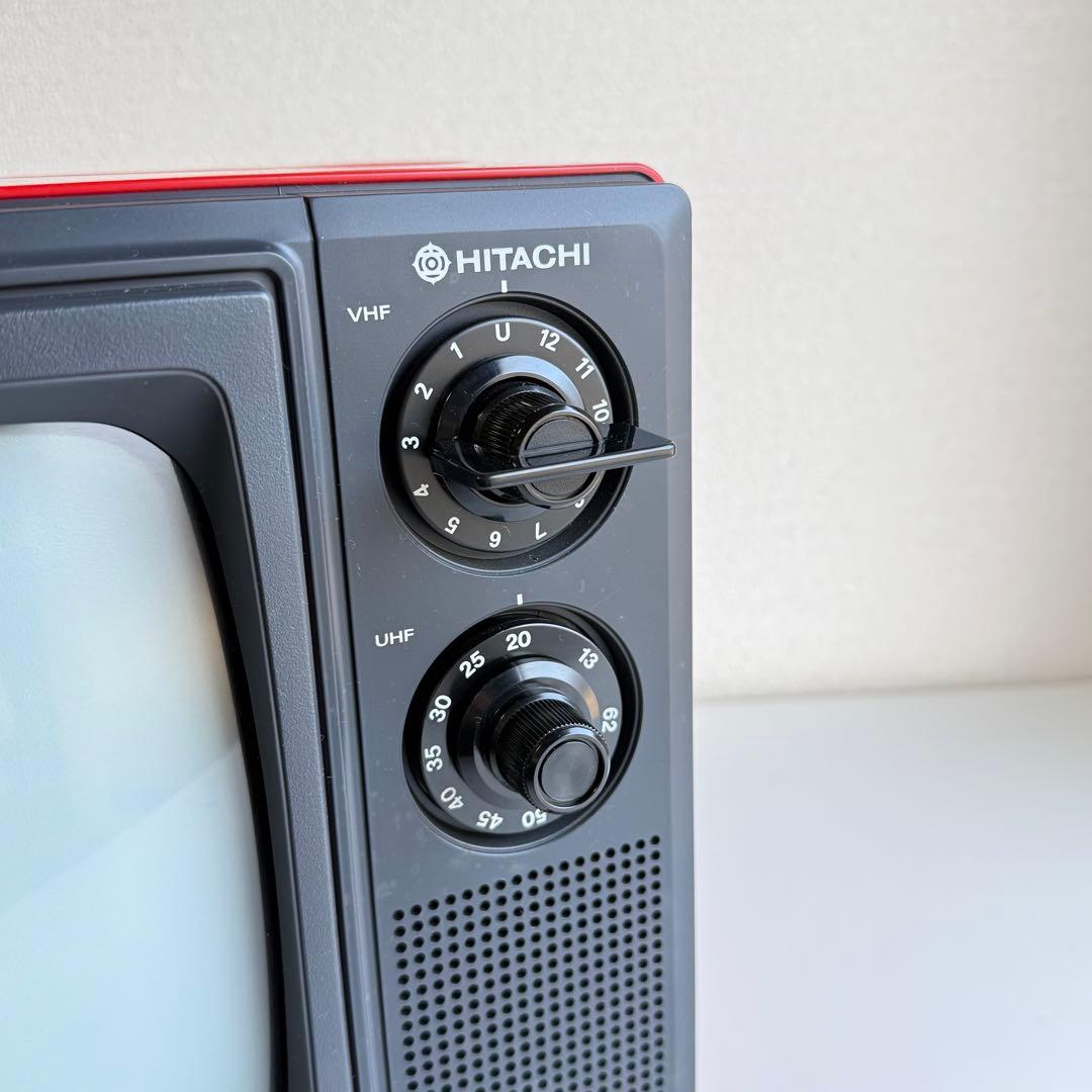 み*ゆ様 昭和レトロ HITACHI P-28 ブラウン管テレビ【NN0115- - メルカリ