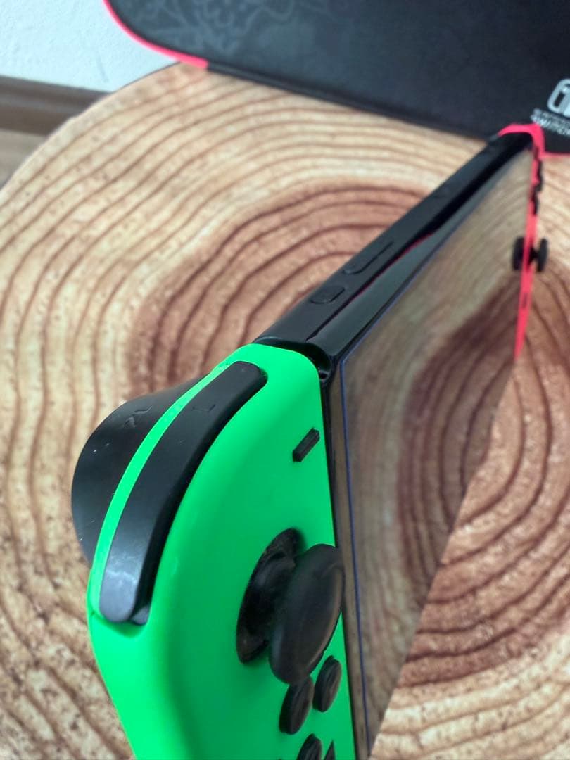 任天堂スイッチ Switch本体有機EL GRN/PNK箱無し - メルカリ