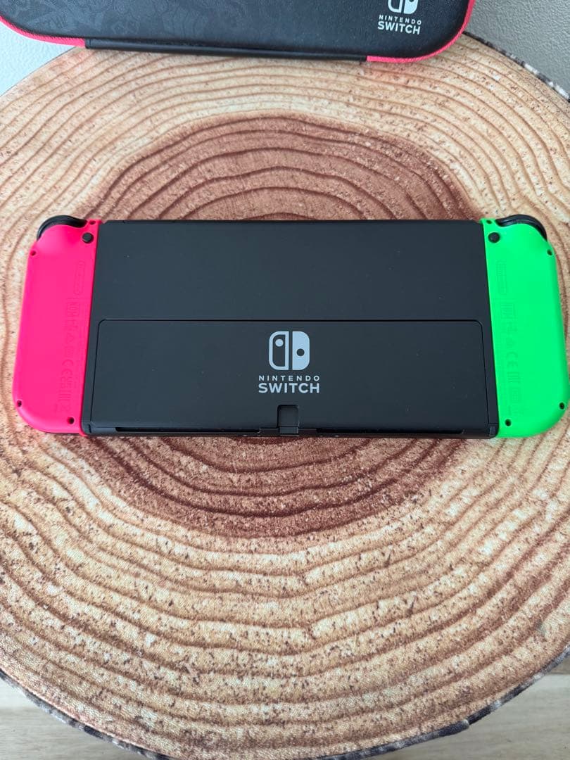 任天堂スイッチ Switch本体有機EL GRN/PNK箱無し - メルカリ