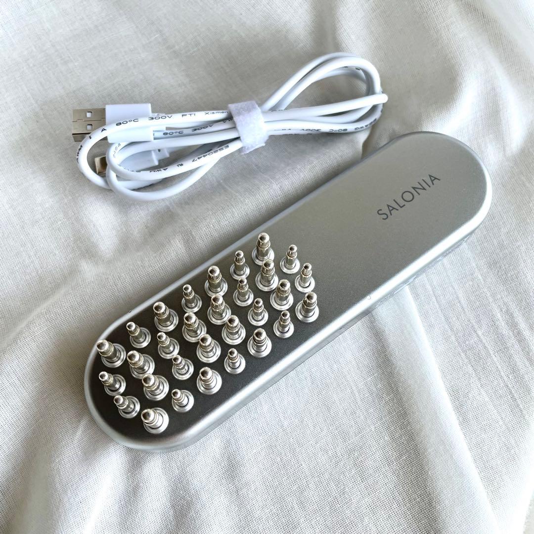 SALONIA EMS リフトブラシ 電気ブラシ 美顔器 USBケーブル付き Amazon.co.jp: SALONIA サロニア EMS リフトブラシ 電気ブラシ 美顔器