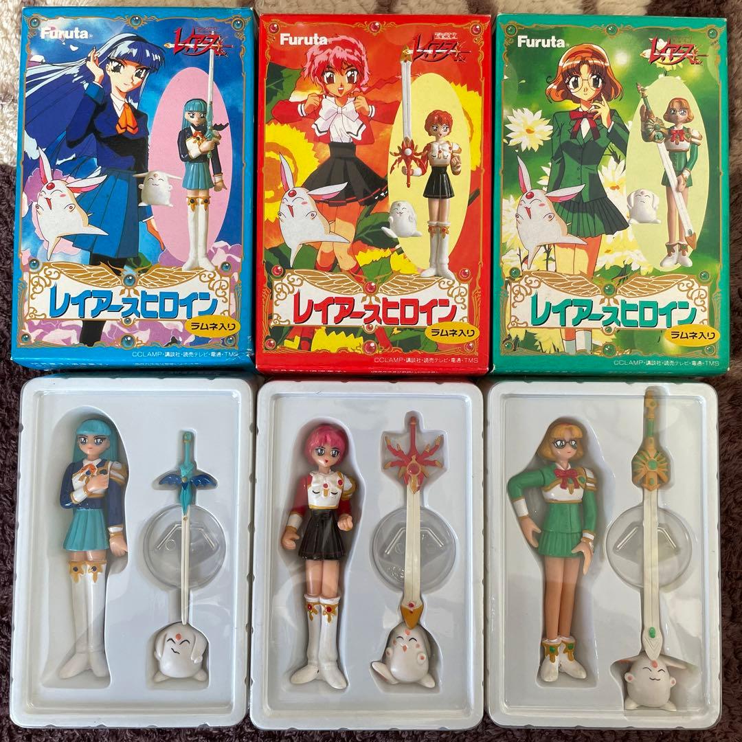 魔法騎士レイアース フィギュア3体セット レトロ 食玩 CLAMP - メルカリ