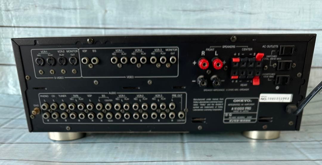 ONKYO A-V1000PRO AVアンプ(H10) - メルカリ