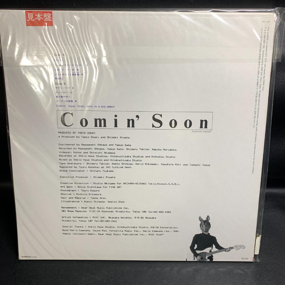 見本版 非売品 大貫妙子 Taeco Onuki カミングスーンLP 絵本 - メルカリ