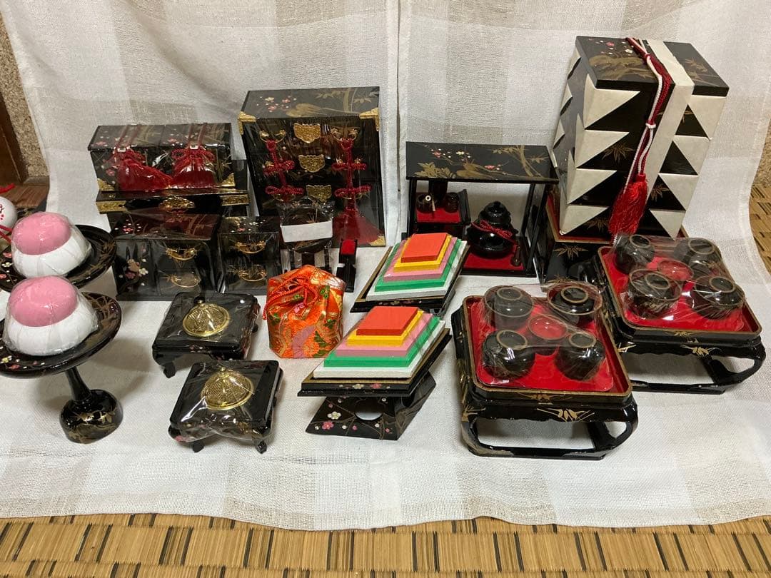 ゆりかご様まとめ買いページ　お雛様道具一式