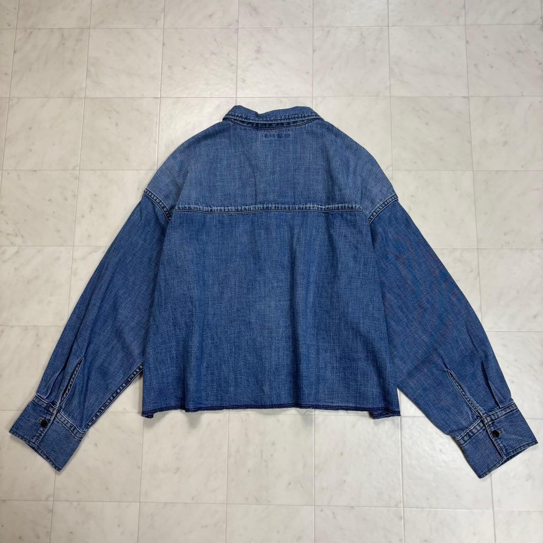 KIRA KIRA 様専用です☆美品☆ ライトオンスデニムクロップドシャツ
