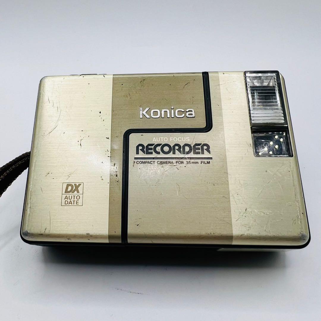 【動作確認済み】Konica RECORDER フィルムカメラ 動作確認済Konica RECORDER コンパクトカメラ フィルムカメラ Yahoo
