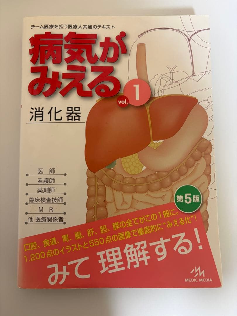 値下げ 病気がみえる vol.1 消化器 第5版 医療 看護 教科書 - メルカリ