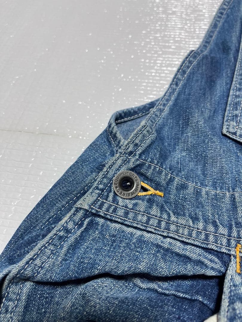 vintage】大戦モデル 月桂樹ボタン オーバーオール ドーナツボタン