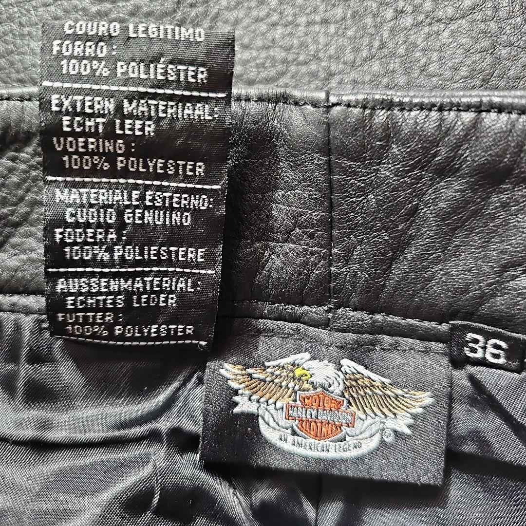 Harley-Davidson レザーパンツ W36インチ Harley-Davidson