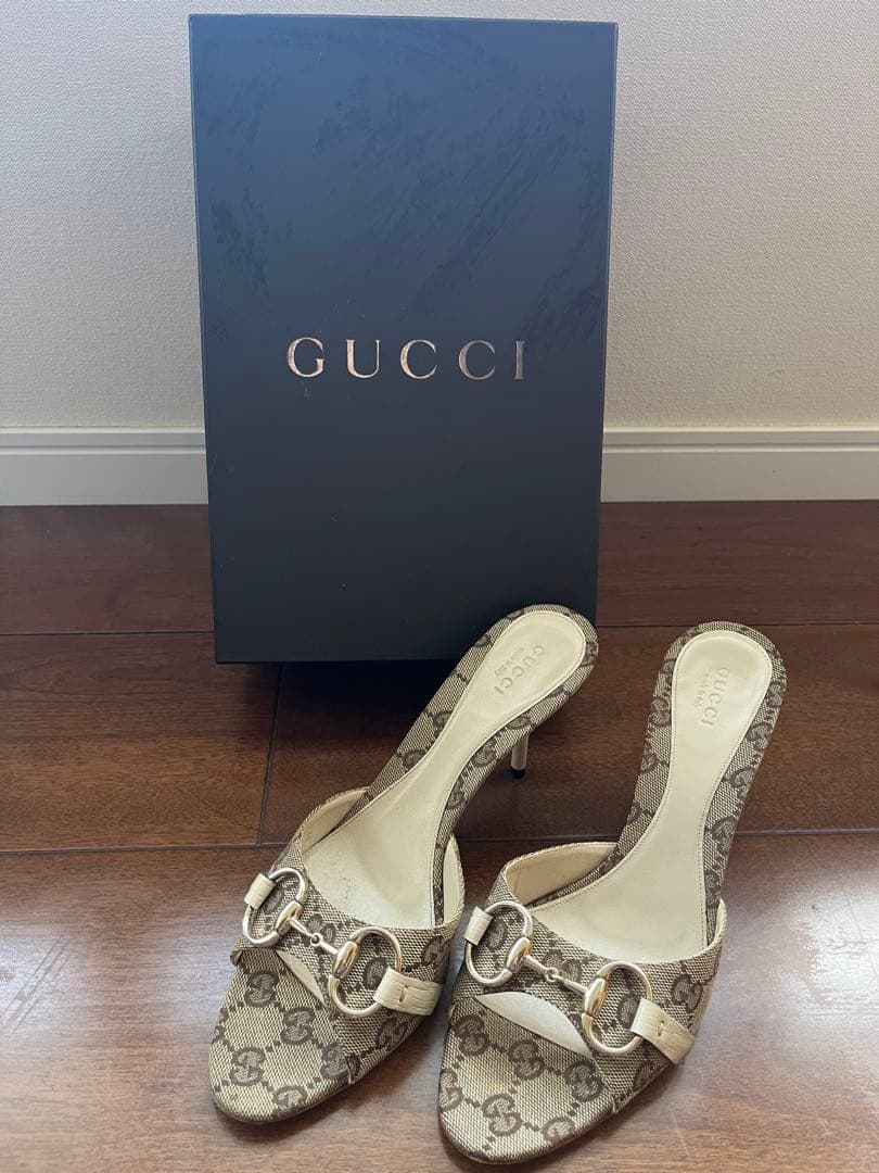 GUCCIサンダル23.5センチ グッチ GUCCI サンダル メンズ シューズ インターロッキングG スライド