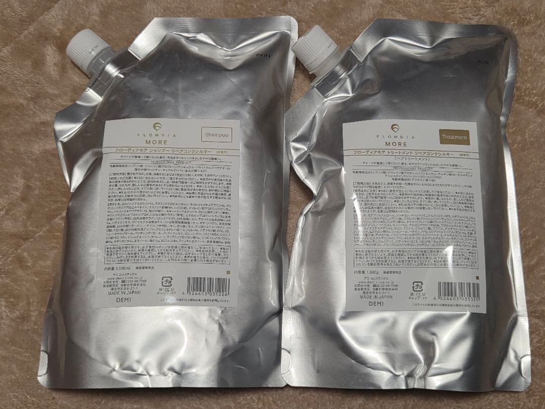 フローディアモアリペアコンクシルキー　シャンプートリートメント詰替用1000ml 楽天市場】デミ フローディアモア シャンプー リペアコンク シルキー